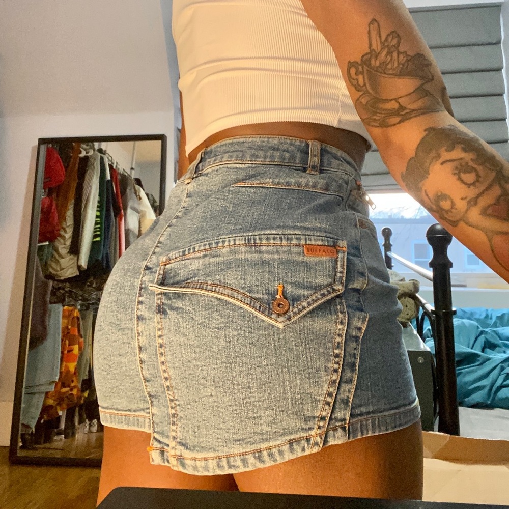 VINTAGE buffalo david bitton mini skirt - Picture 1 of 4